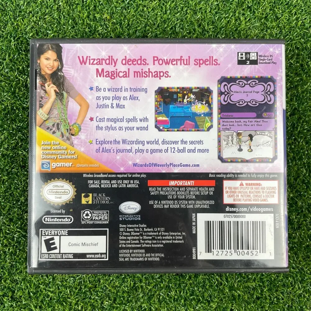 Wizards of Waverly Place Nintendo DS Complete CIB